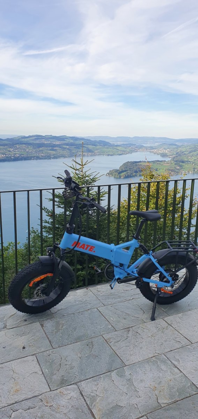 7 Tage E-Mate Bike X Evo mit Daumengas Premium Klapprad 